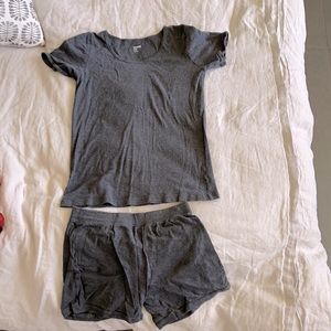 Grey short pajamas